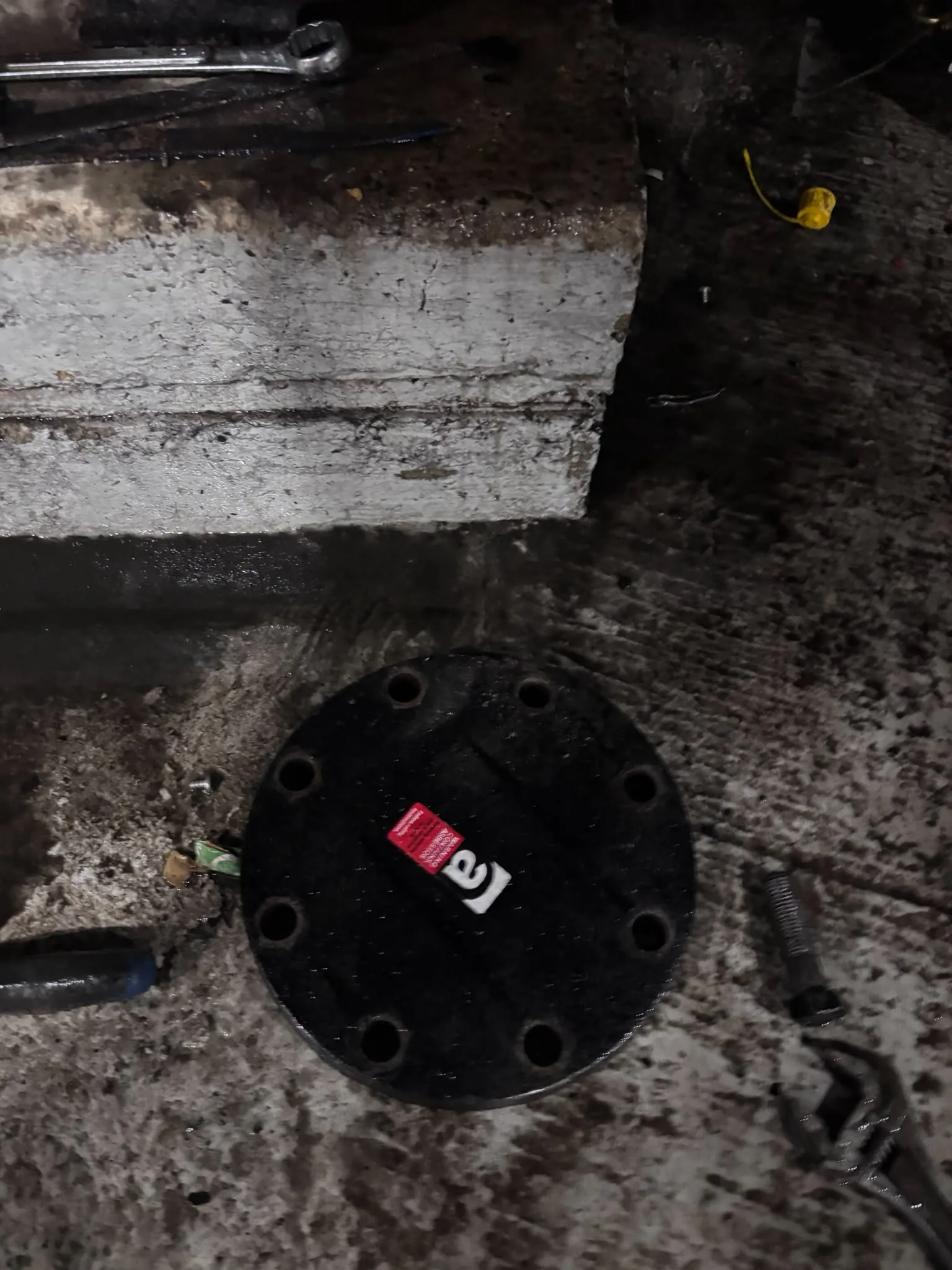 Artex scraping from a concrete ceiling during Clapton refurbishment